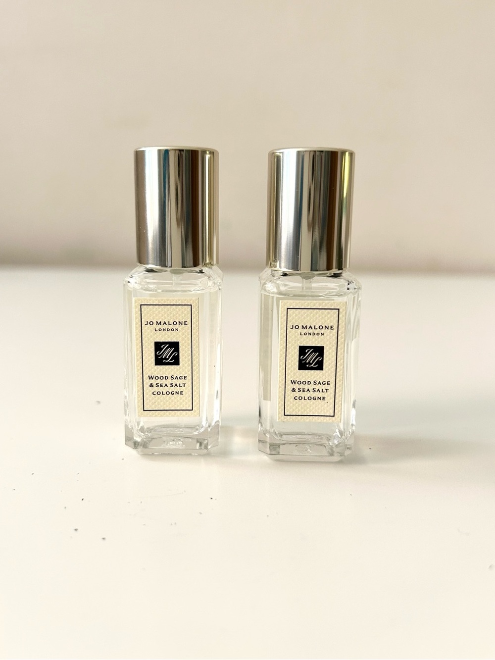 🌸JO MALONE Wood Sage & Sea Salt Cologne Mini Spray 9 mL x 2